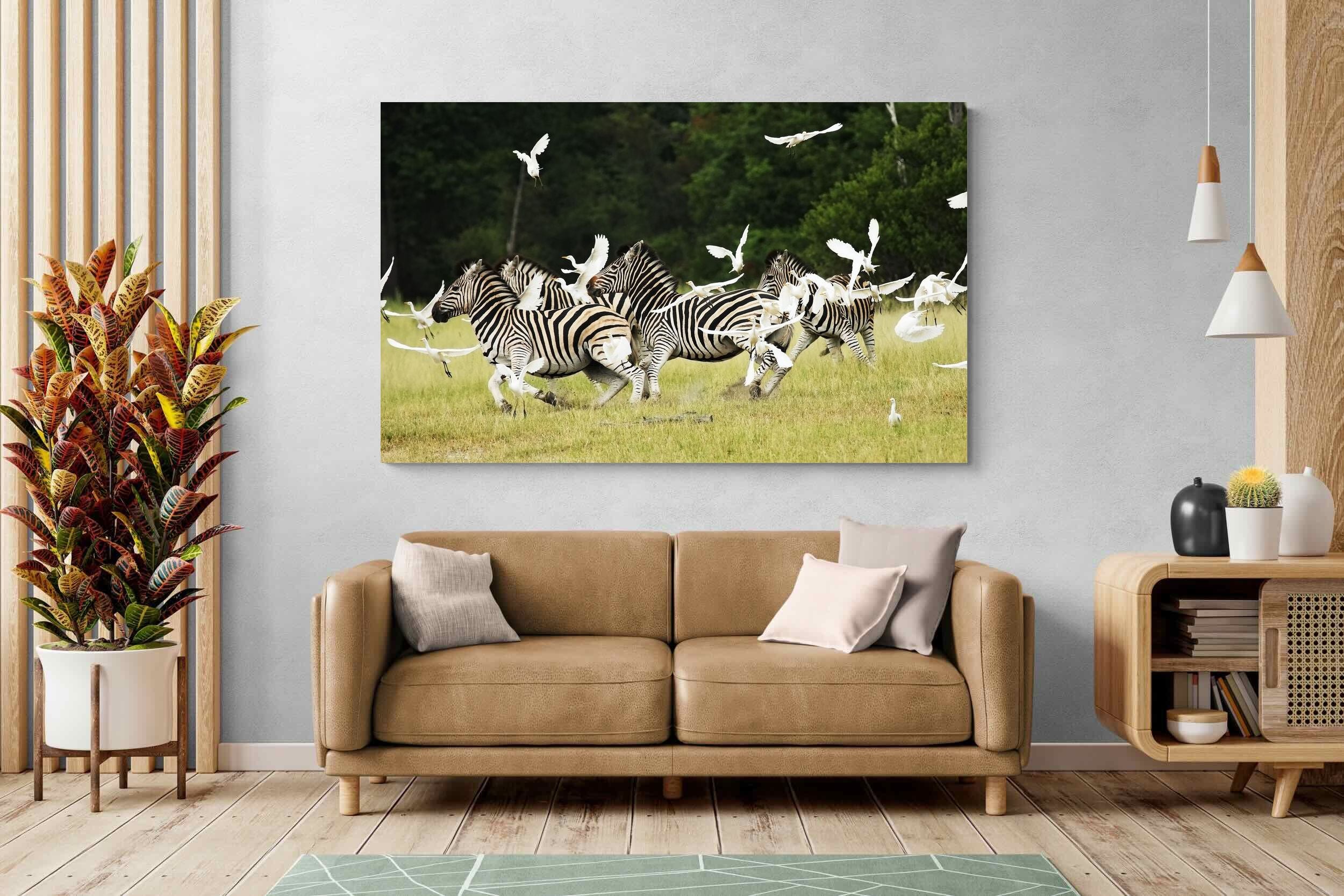 Pixalot Zebra & Herons (colour)
