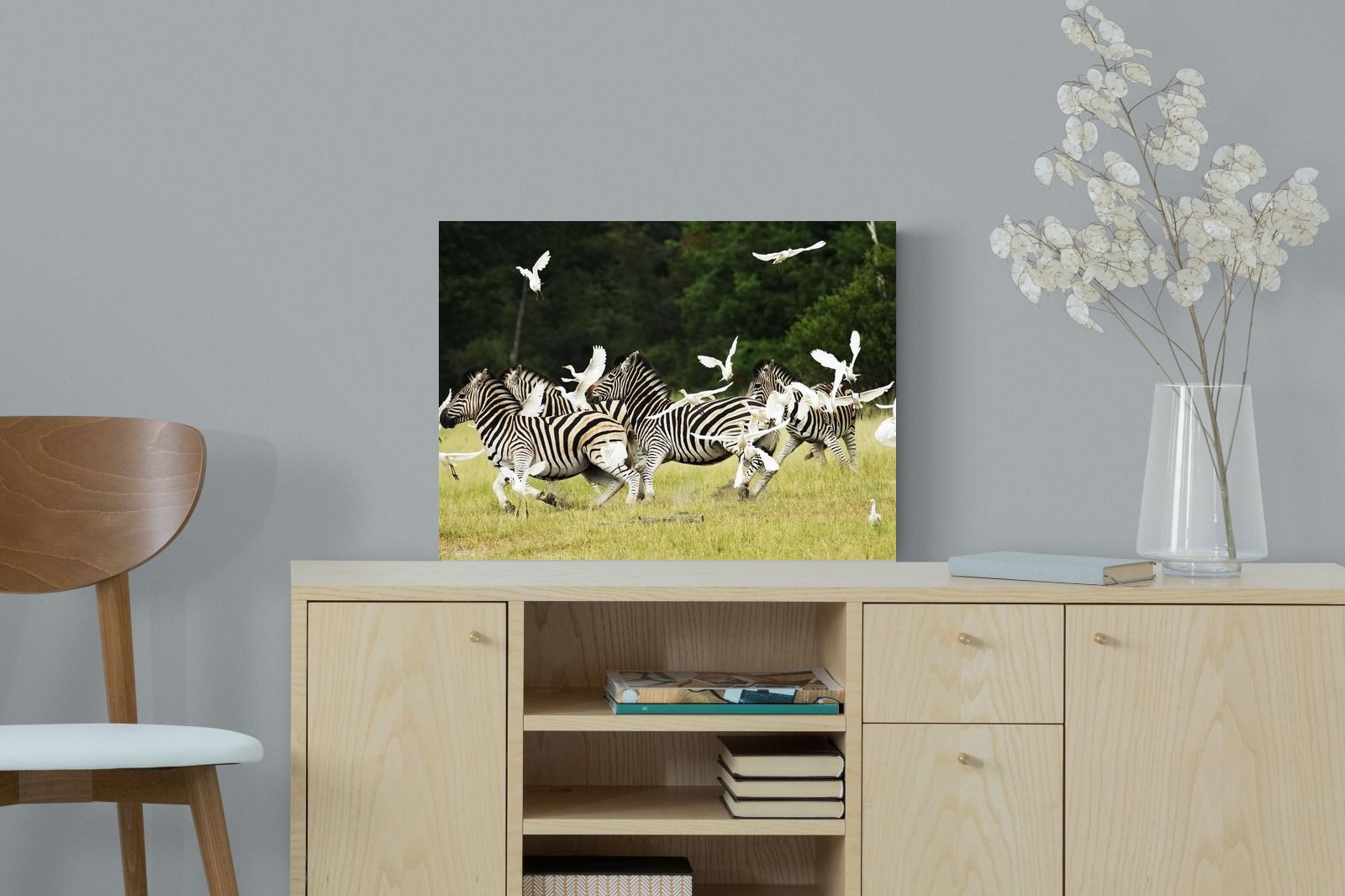 Pixalot Zebra & Herons (colour)