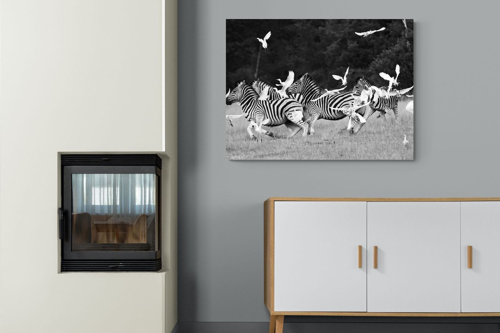 Pixalot Zebra & Herons