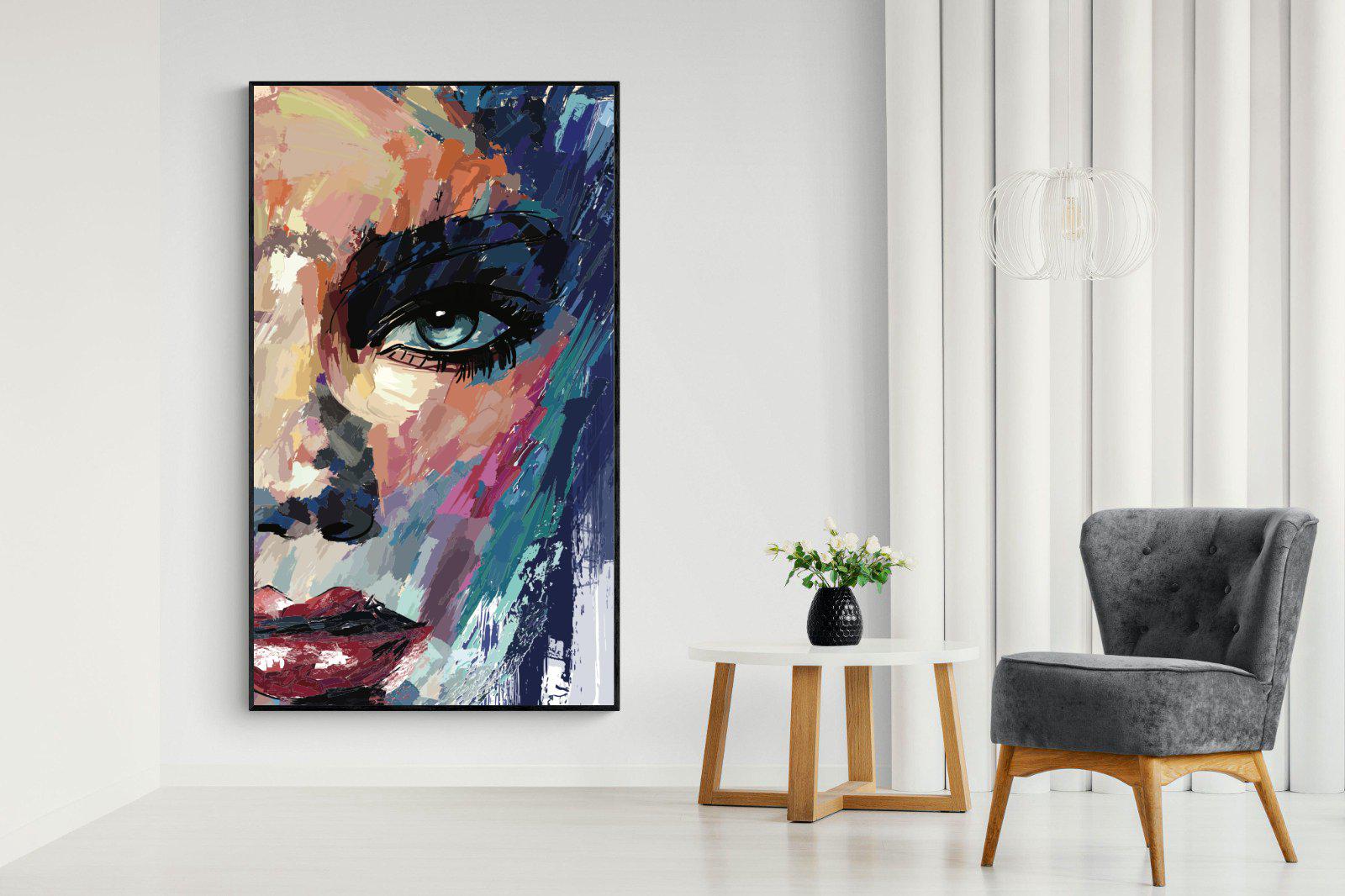 Abigail's Wish-Wall_Art-130 x 220cm-Mounted Canvas-Black-Pixalot