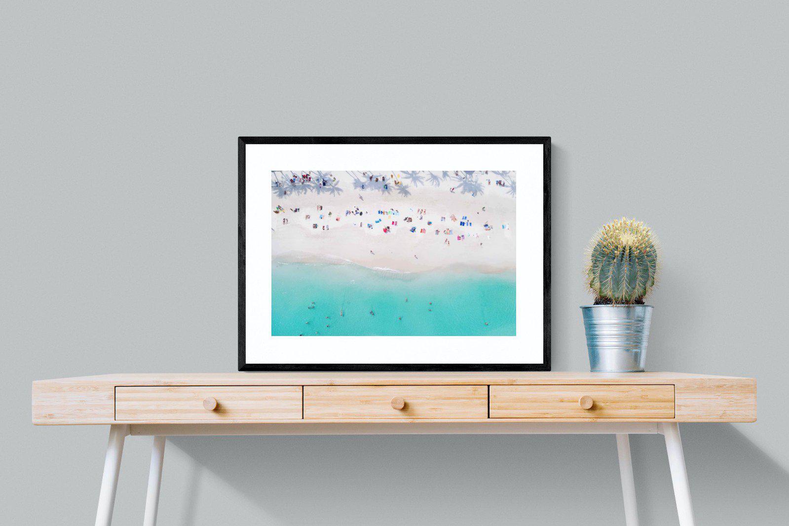 Beach Life-Wall_Art-80 x 60cm-Framed Print-Black-Pixalot