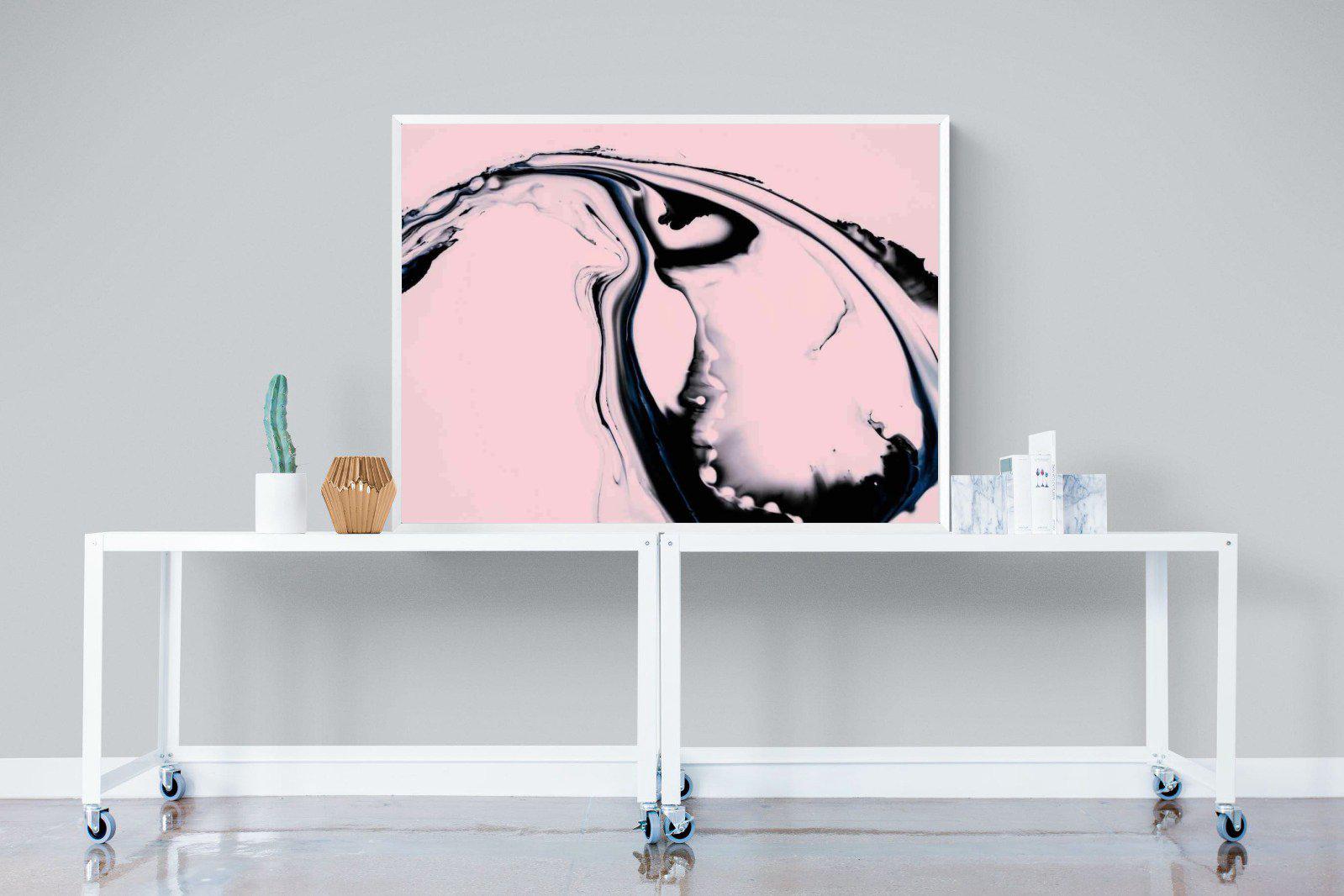 Black Ink-Wall_Art-120 x 90cm-Mounted Canvas-White-Pixalot