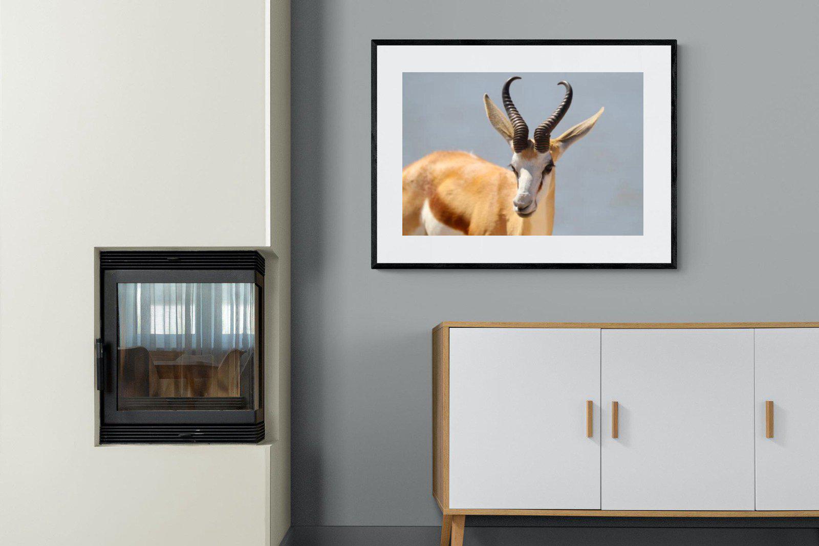 Bok-Wall_Art-100 x 75cm-Framed Print-Black-Pixalot