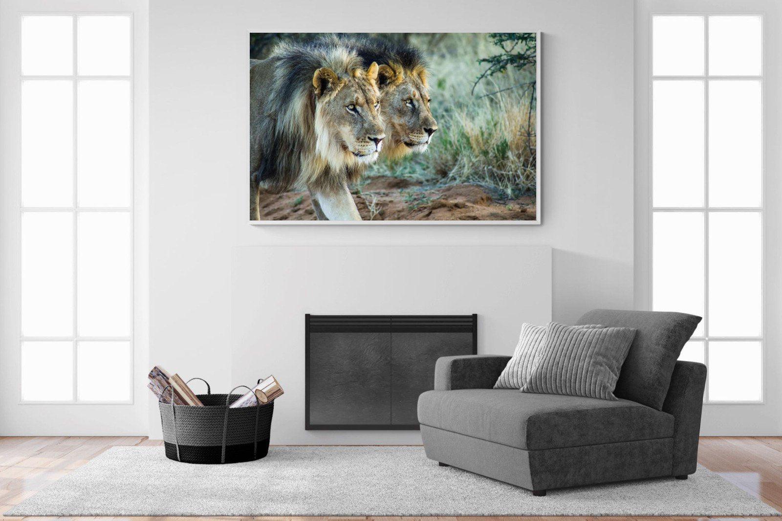 Brothers in Arms-Wall_Art-150 x 100cm-Mounted Canvas-White-Pixalot