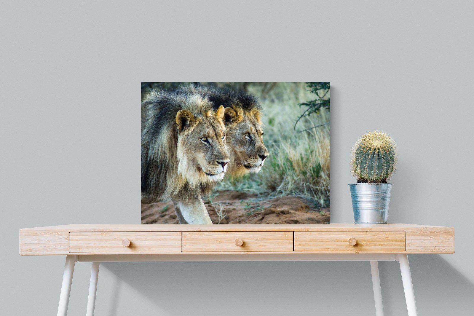 Brothers in Arms-Wall_Art-80 x 60cm-Mounted Canvas-No Frame-Pixalot