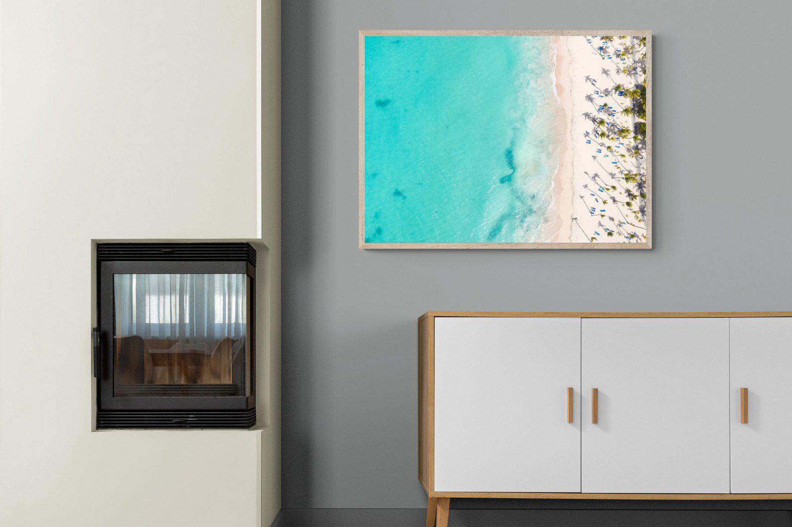 Caribbean-Wall_Art-100 x 75cm-Mounted Canvas-Wood-Pixalot