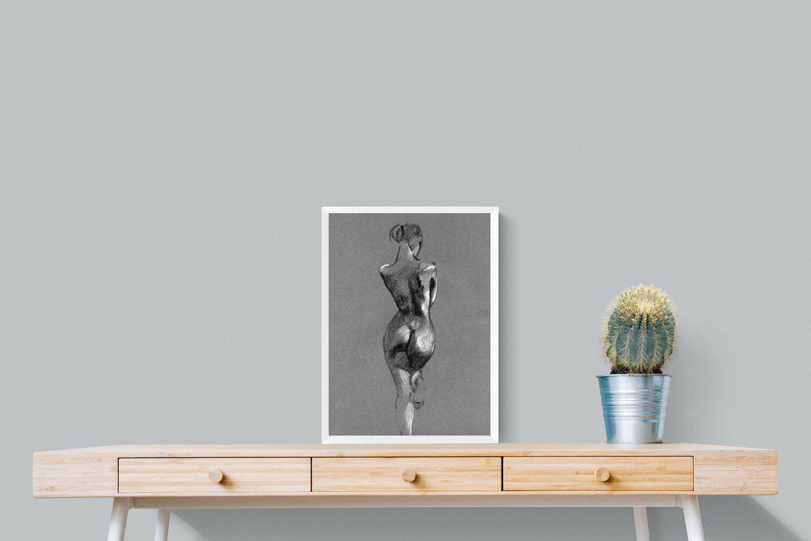 Chalk Sketch-Wall_Art-45 x 60cm-Mounted Canvas-White-Pixalot