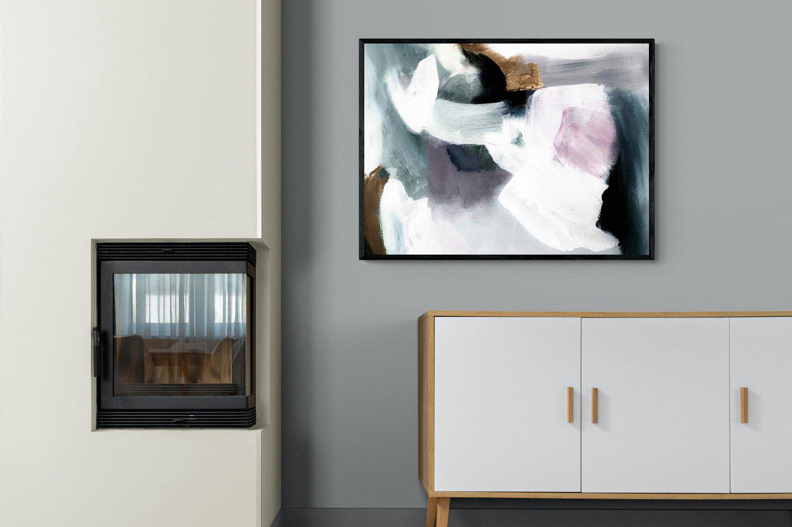 Changing Seasons #2-Wall_Art-100 x 75cm-Mounted Canvas-Black-Pixalot