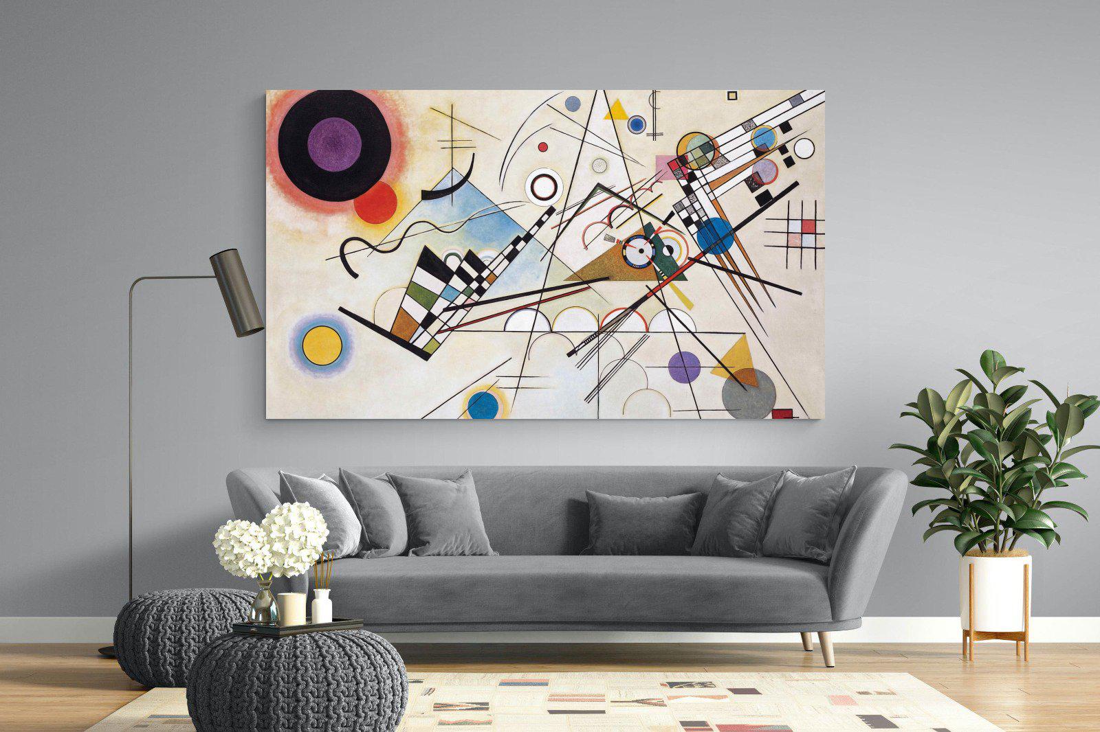 Composition VIII-Wall_Art-220 x 130cm-Mounted Canvas-No Frame-Pixalot