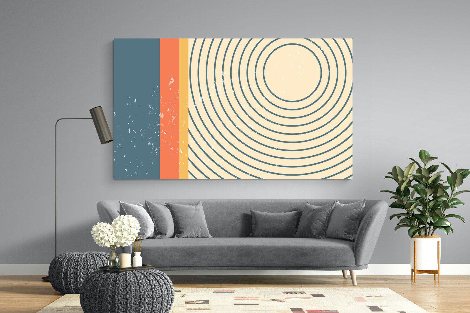 Concentric-Wall_Art-220 x 130cm-Mounted Canvas-No Frame-Pixalot