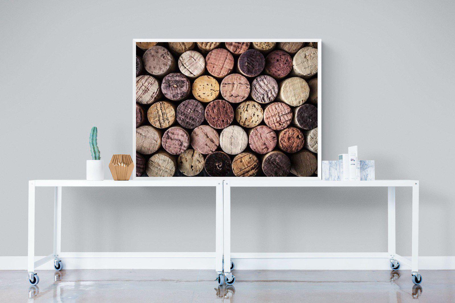 Corked-Wall_Art-120 x 90cm-Mounted Canvas-White-Pixalot