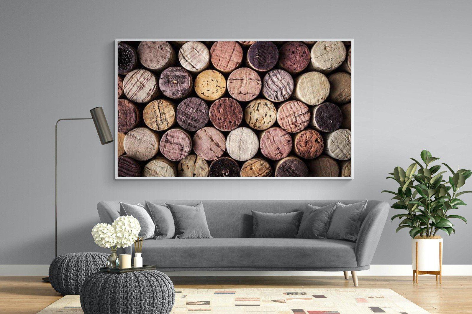 Corked-Wall_Art-220 x 130cm-Mounted Canvas-White-Pixalot