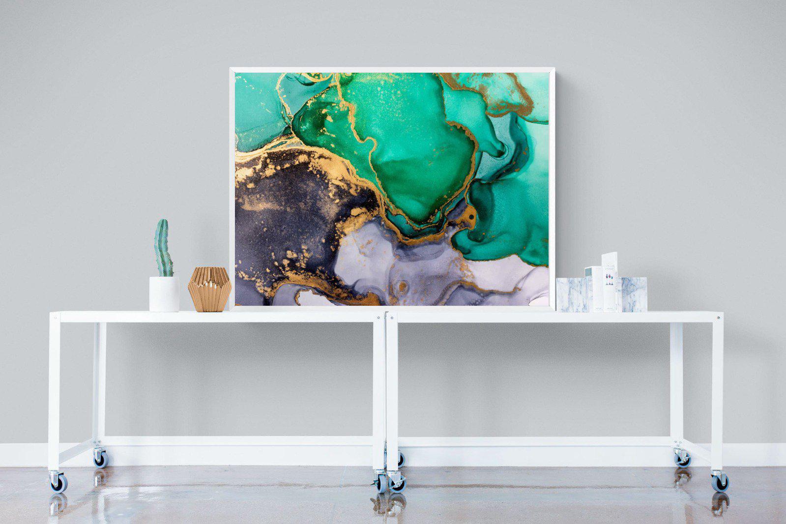 Crème de Menthe-Wall_Art-120 x 90cm-Mounted Canvas-White-Pixalot