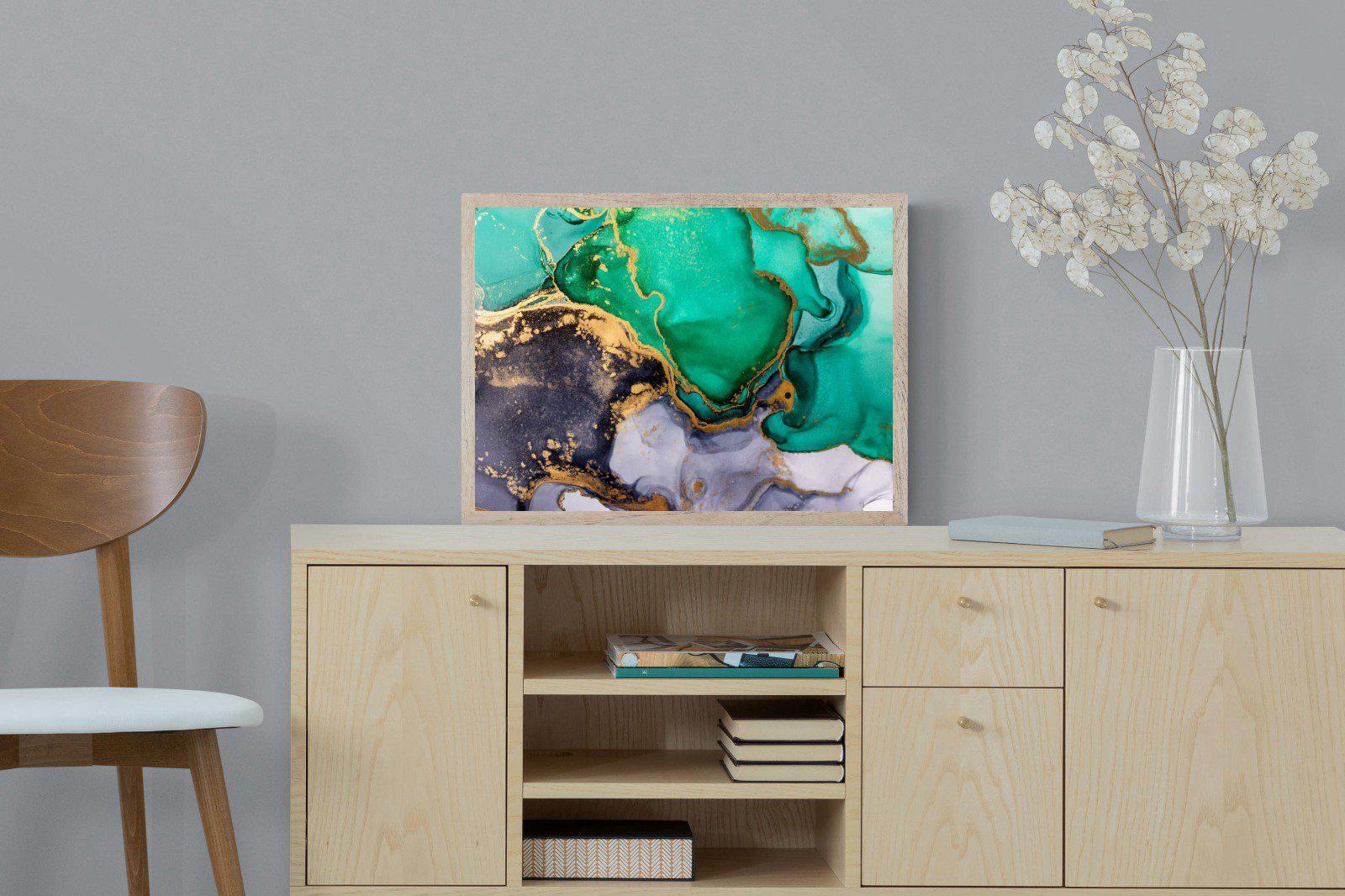 Crème de Menthe-Wall_Art-60 x 45cm-Mounted Canvas-Wood-Pixalot