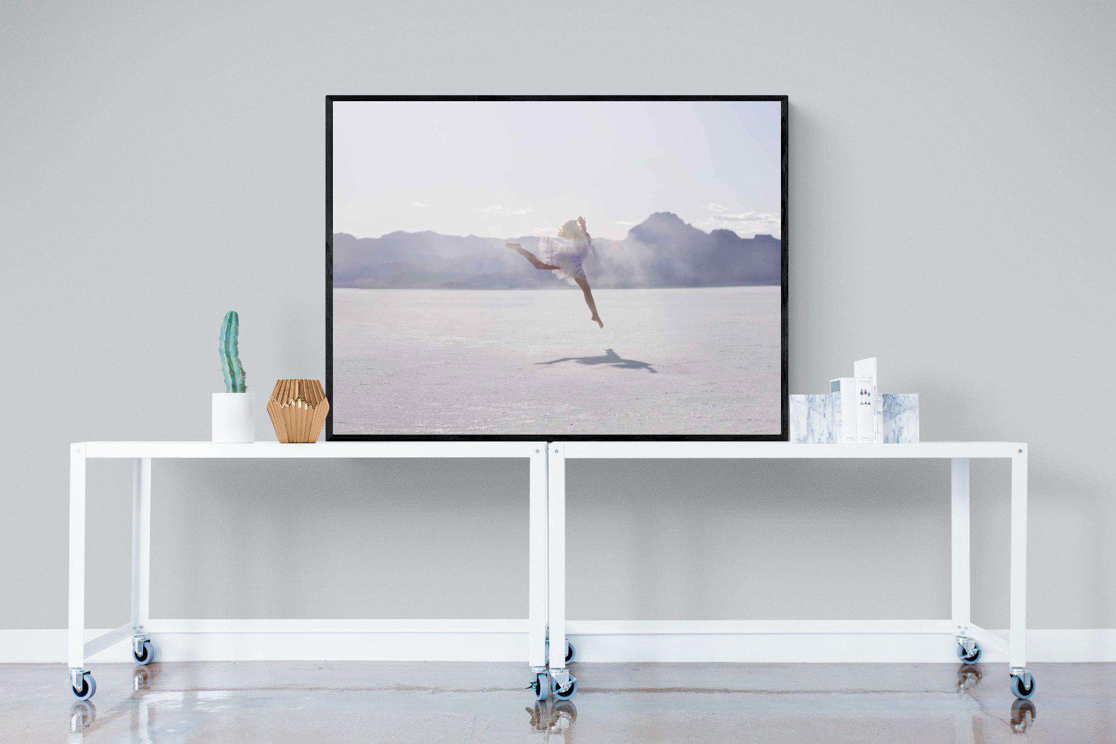 Dancing in the Desert-Wall_Art-120 x 90cm-Mounted Canvas-Black-Pixalot