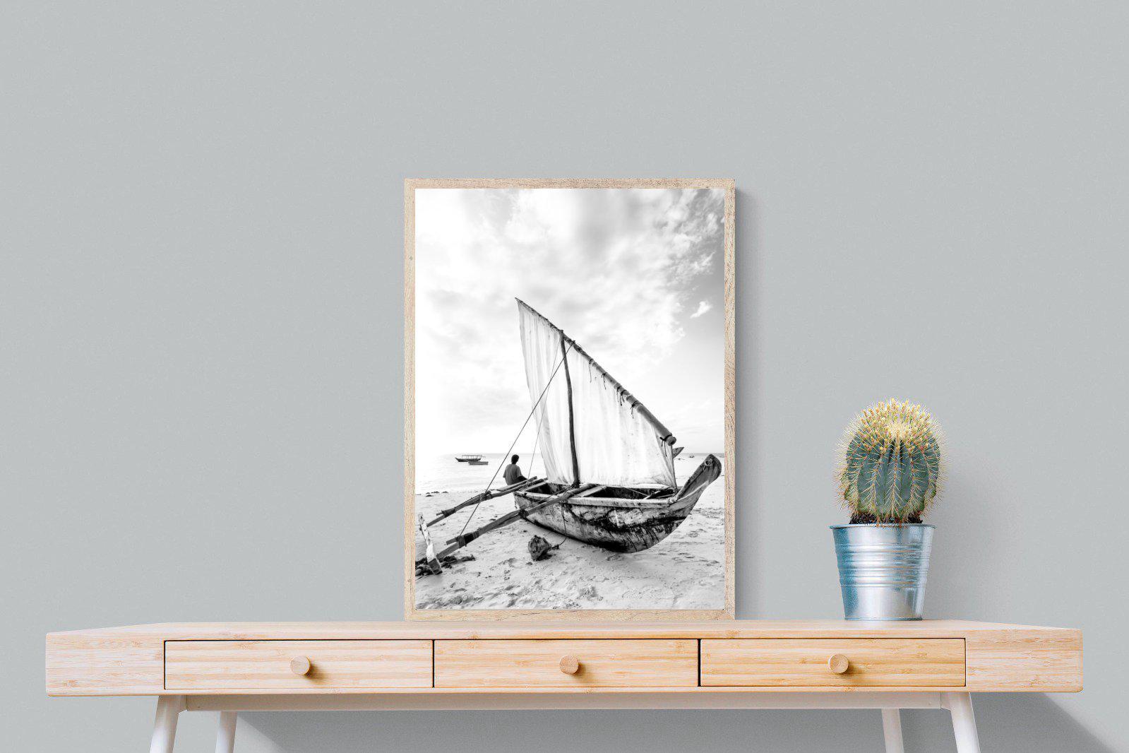 Dhow-Wall_Art-60 x 80cm-Mounted Canvas-Wood-Pixalot