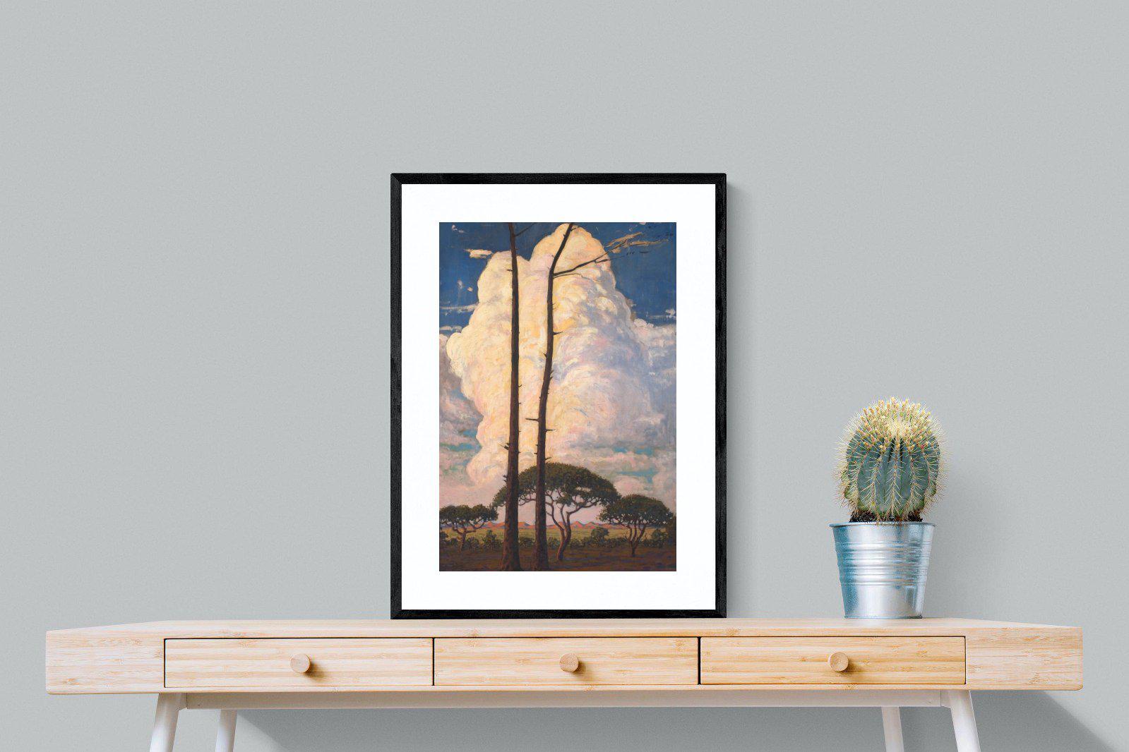 Die Wolk-Wall_Art-60 x 80cm-Framed Print-Black-Pixalot