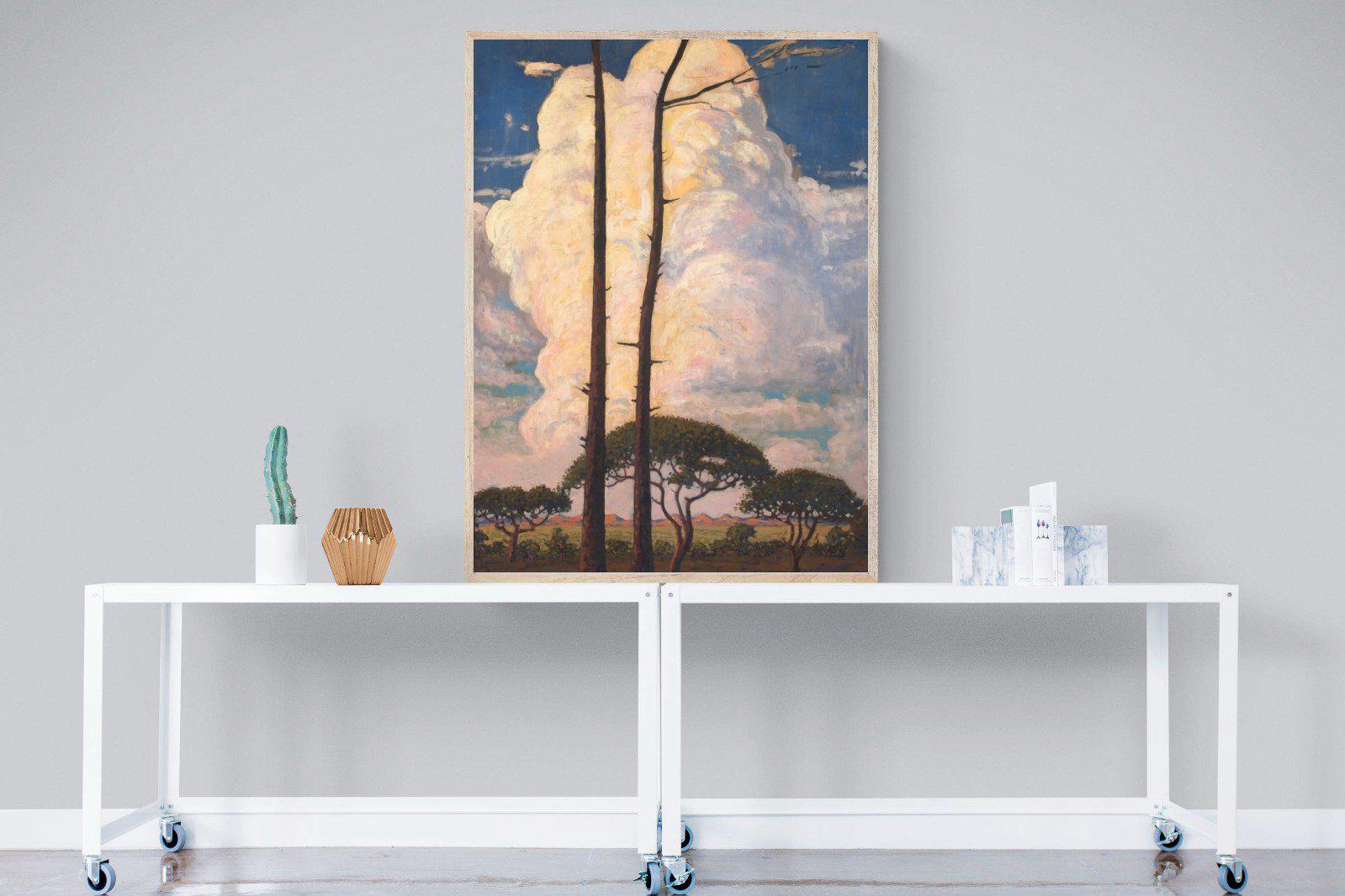 Die Wolk-Wall_Art-90 x 120cm-Mounted Canvas-Wood-Pixalot