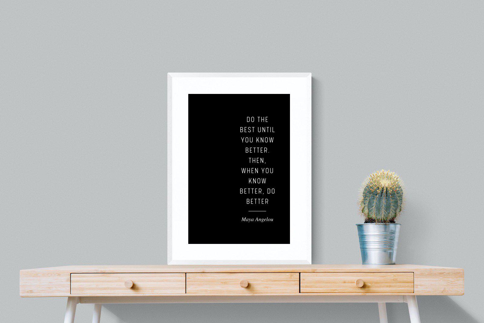 Do Better-Wall_Art-60 x 80cm-Framed Print-White-Pixalot