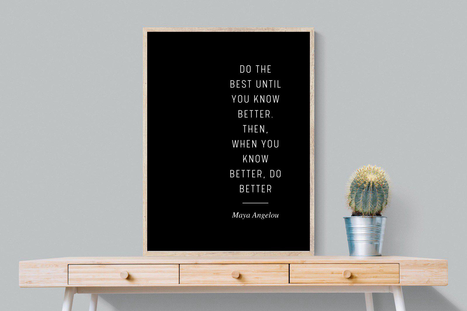 Do Better-Wall_Art-75 x 100cm-Mounted Canvas-Wood-Pixalot