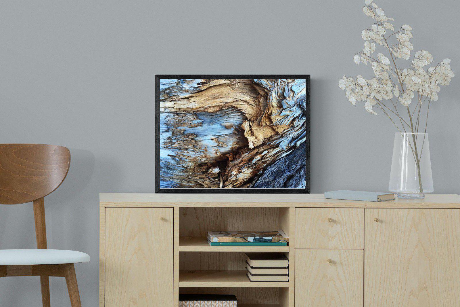 Driftwood-Wall_Art-60 x 45cm-Mounted Canvas-Black-Pixalot