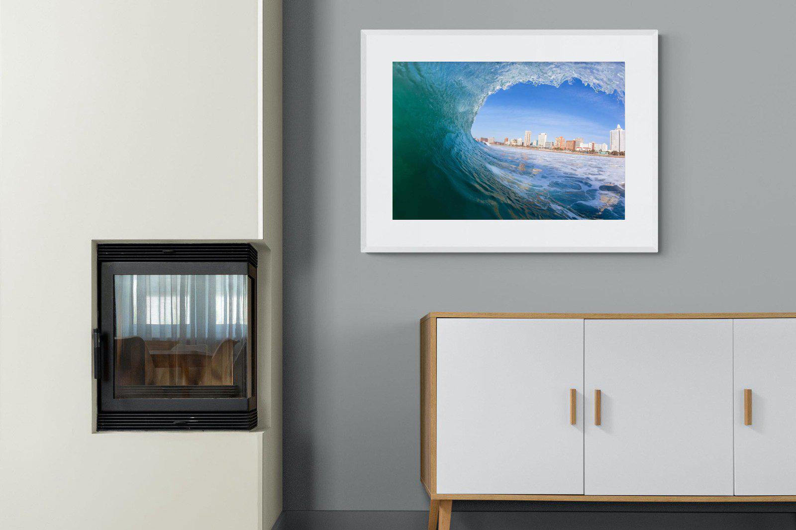 Durban-Wall_Art-100 x 75cm-Framed Print-White-Pixalot