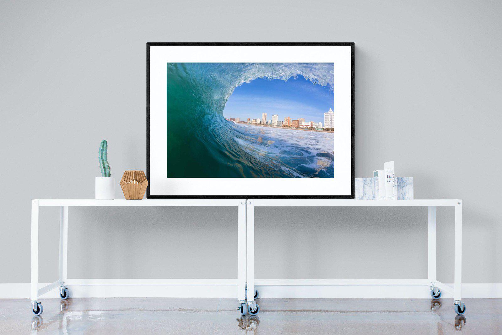 Durban-Wall_Art-120 x 90cm-Framed Print-Black-Pixalot