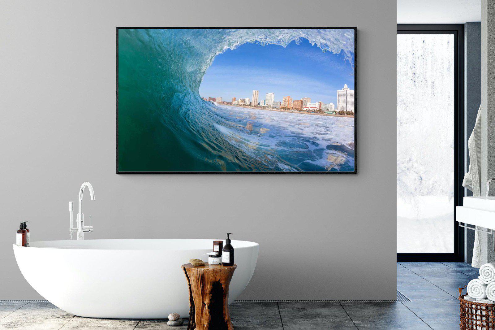Durban-Wall_Art-180 x 110cm-Mounted Canvas-Black-Pixalot