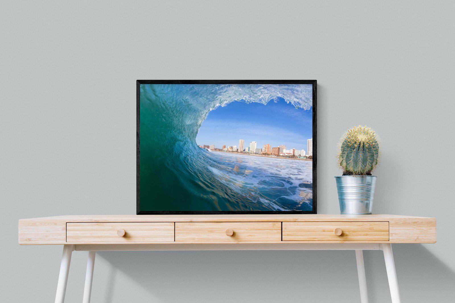 Durban-Wall_Art-80 x 60cm-Mounted Canvas-Black-Pixalot