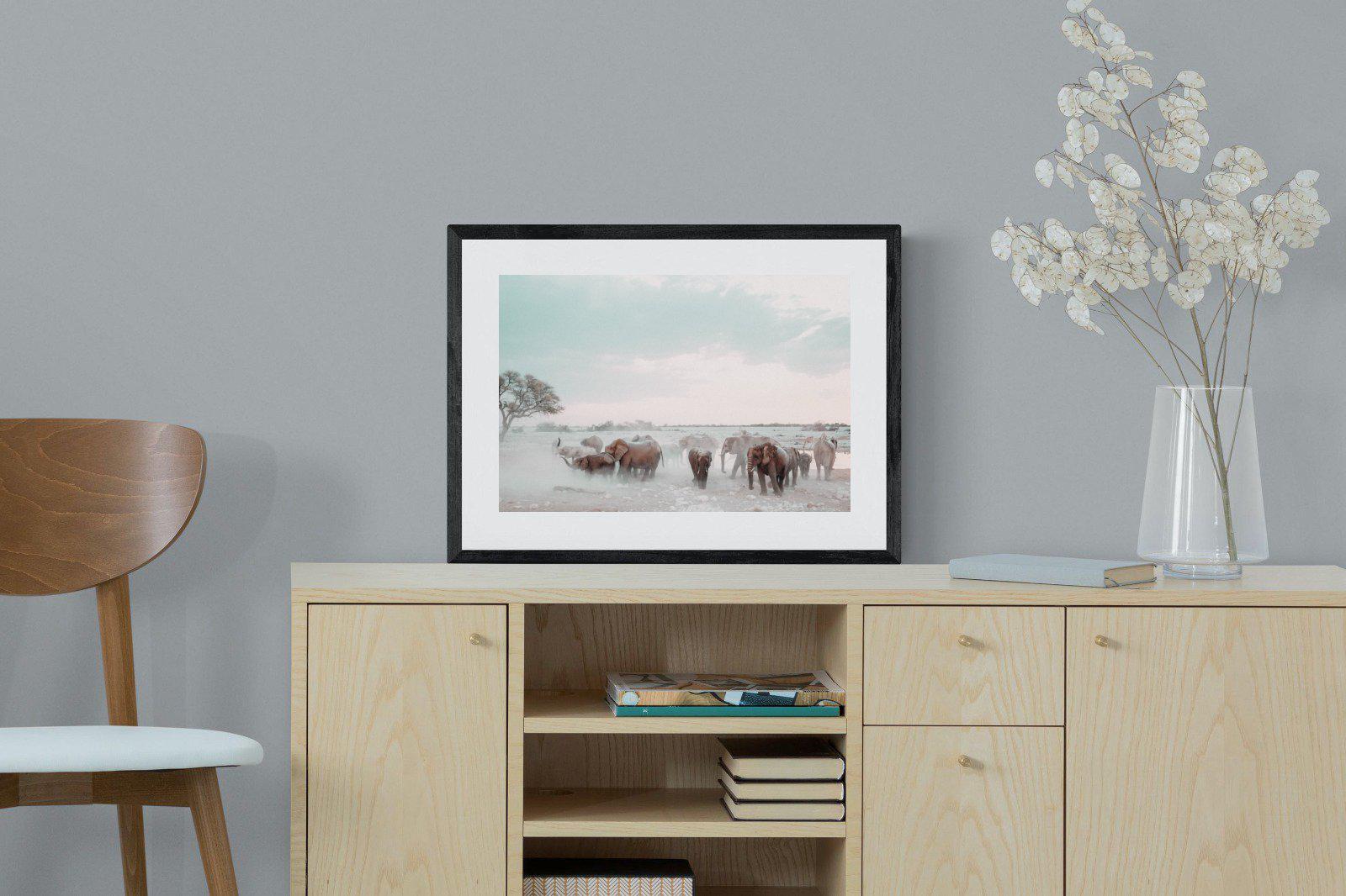 Etosha-Wall_Art-60 x 45cm-Framed Print-Black-Pixalot