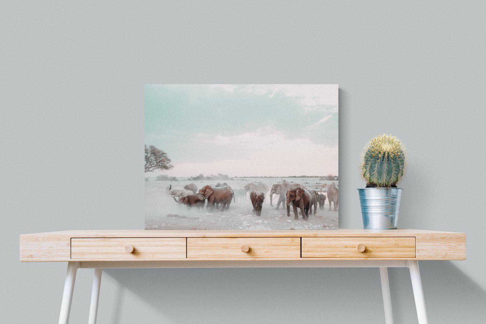 Etosha-Wall_Art-80 x 60cm-Mounted Canvas-No Frame-Pixalot