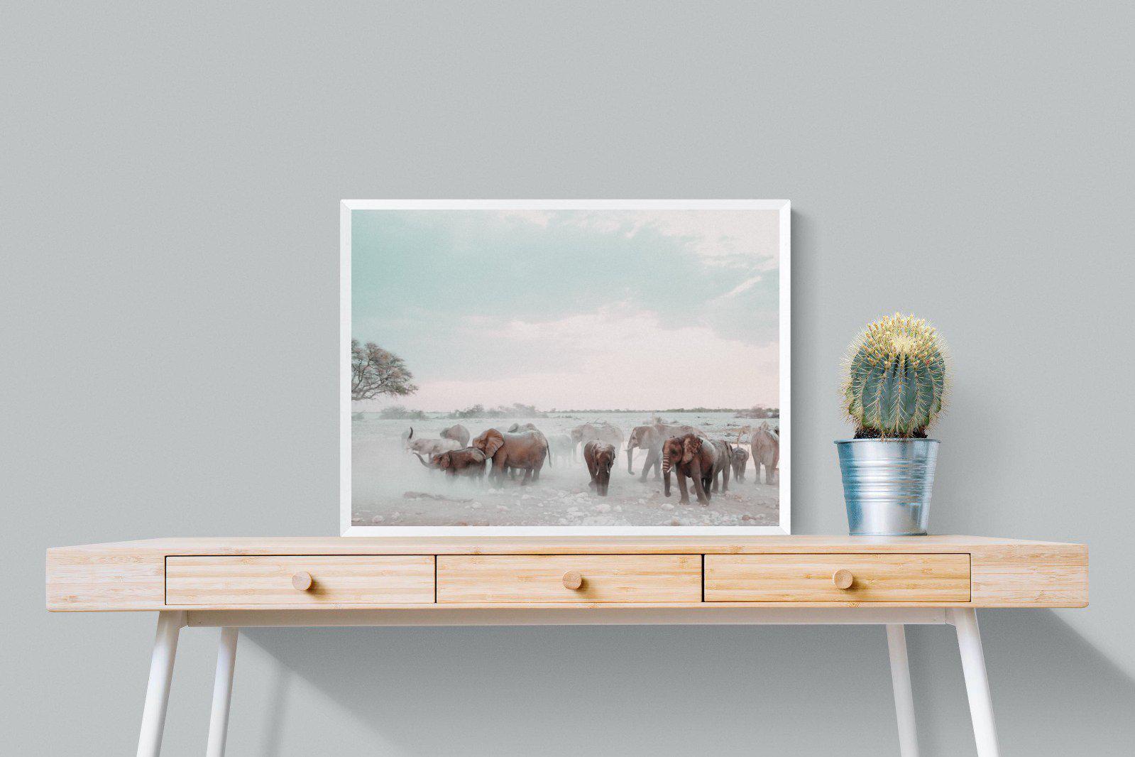 Etosha-Wall_Art-80 x 60cm-Mounted Canvas-White-Pixalot