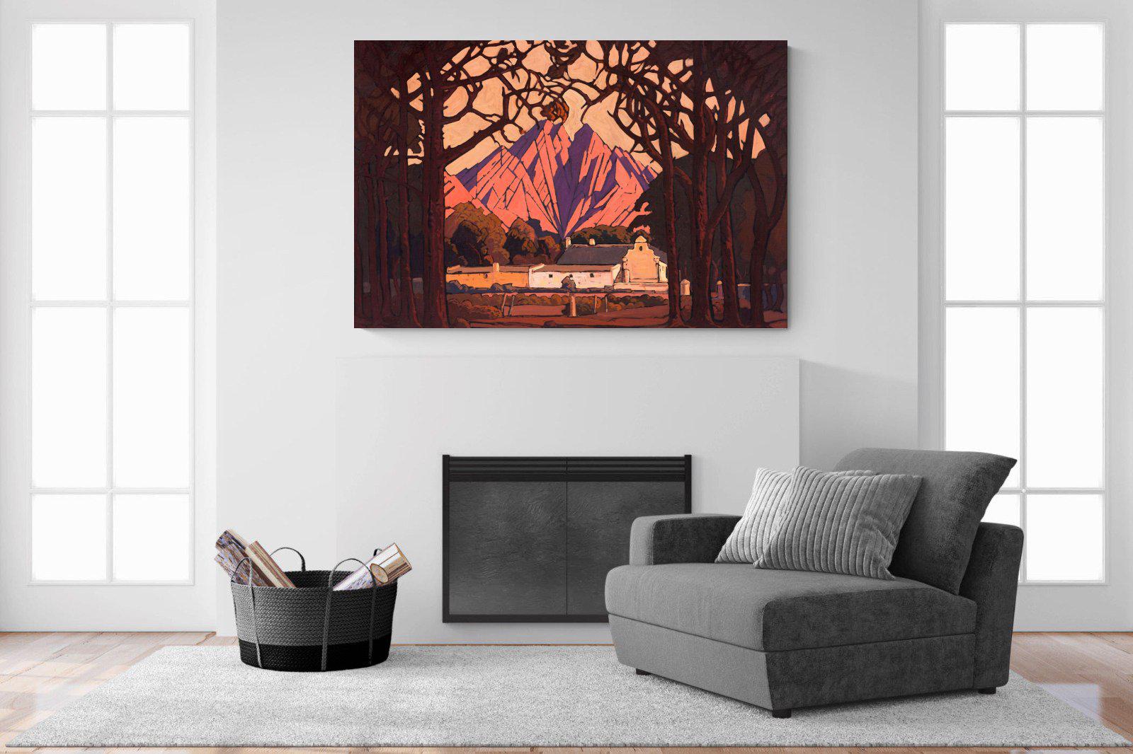 Farm Jonkershoek-Wall_Art-150 x 100cm-Mounted Canvas-No Frame-Pixalot