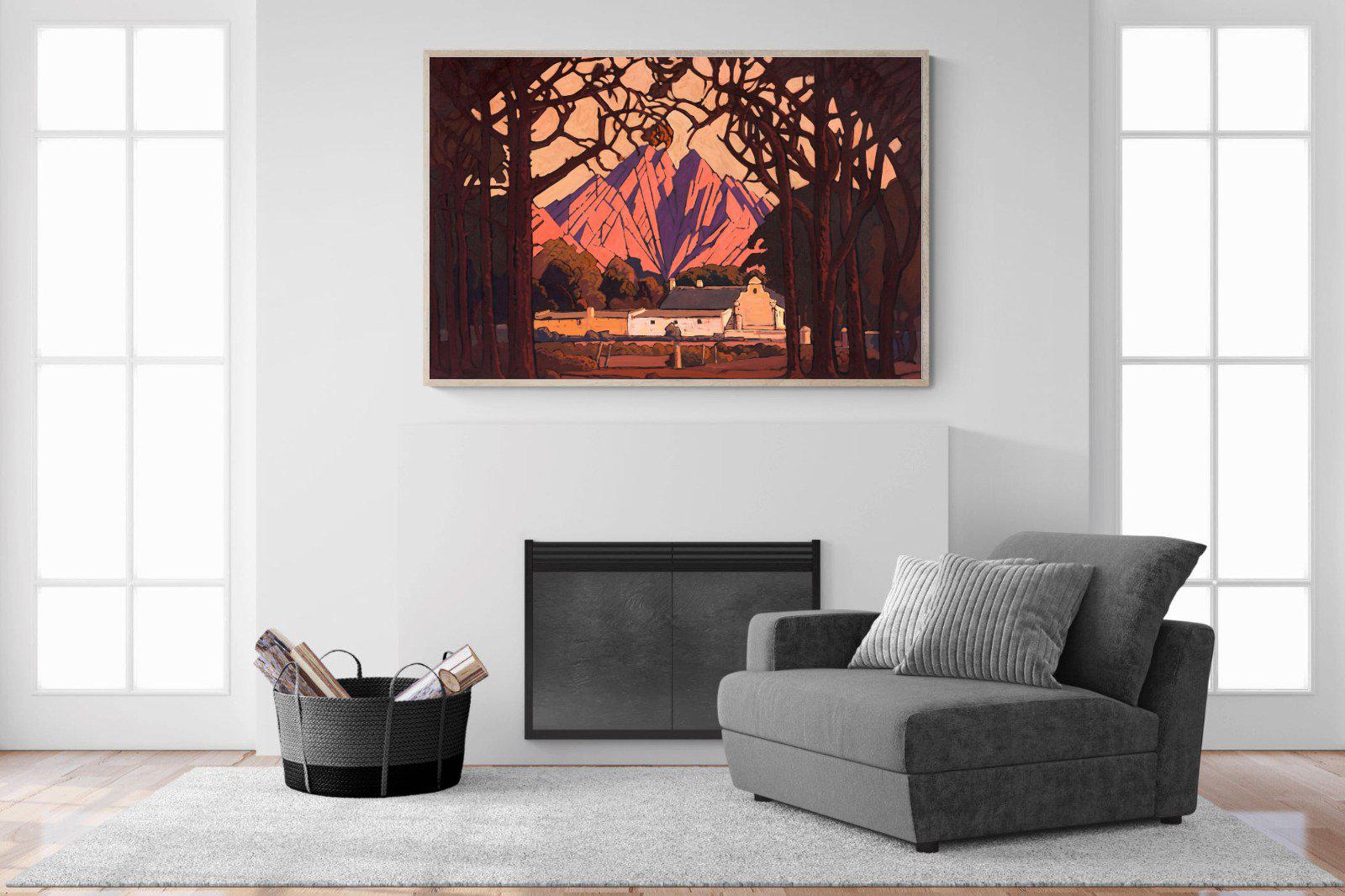 Farm Jonkershoek-Wall_Art-150 x 100cm-Mounted Canvas-Wood-Pixalot