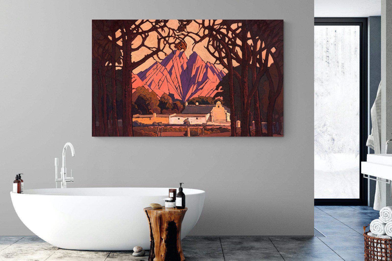 Farm Jonkershoek-Wall_Art-180 x 110cm-Mounted Canvas-No Frame-Pixalot