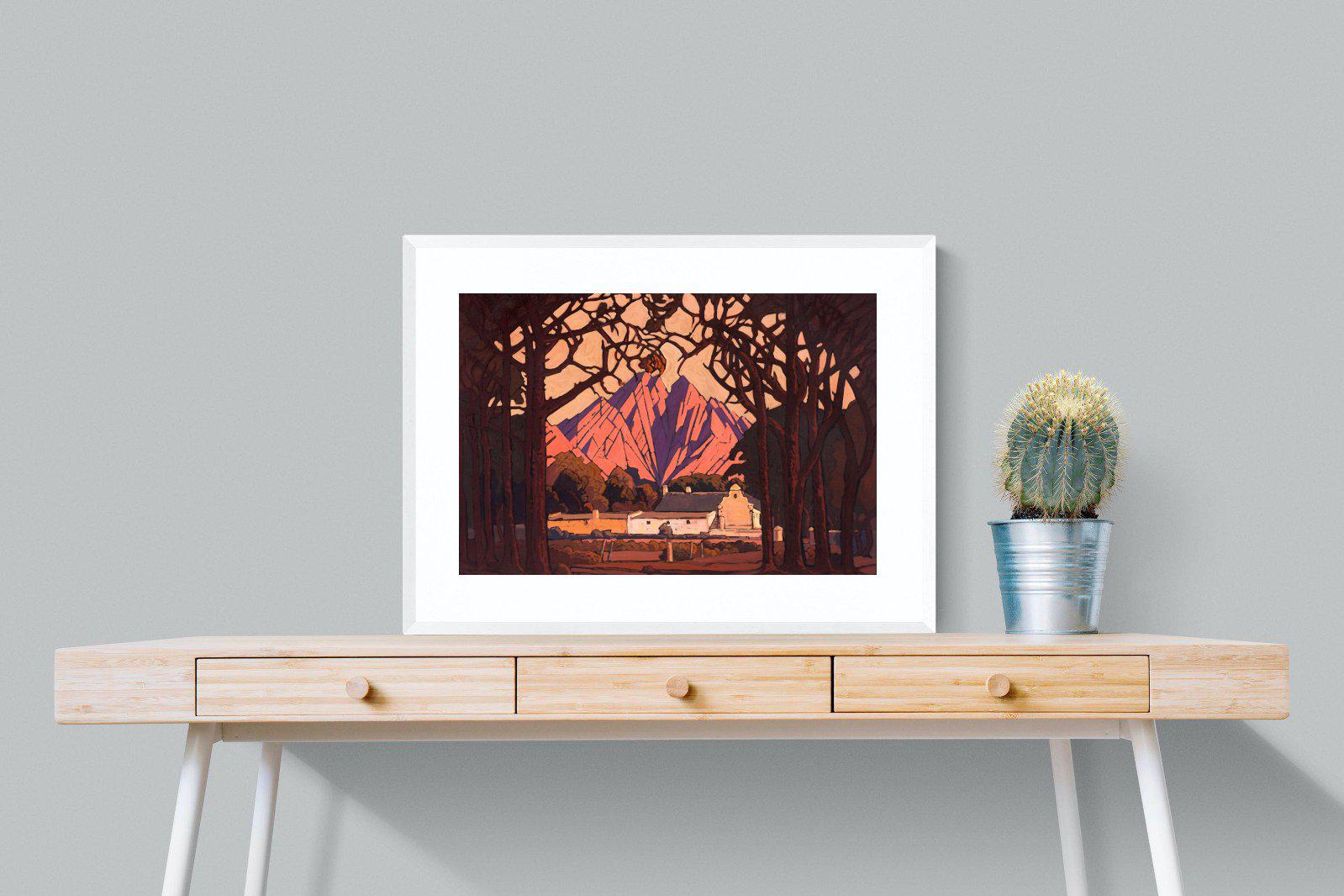 Farm Jonkershoek-Wall_Art-80 x 60cm-Framed Print-White-Pixalot