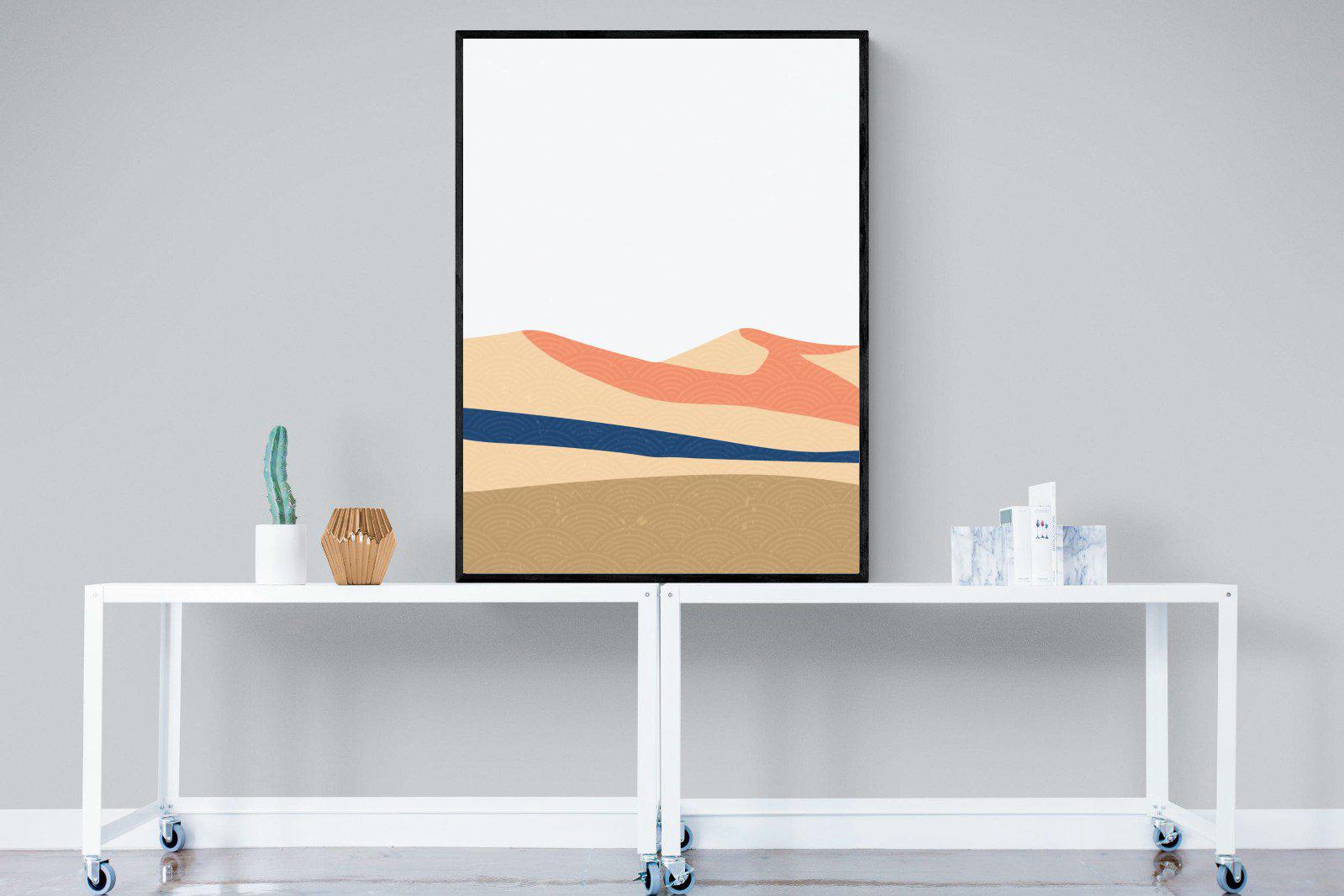 Frederik-Wall_Art-90 x 120cm-Mounted Canvas-Black-Pixalot