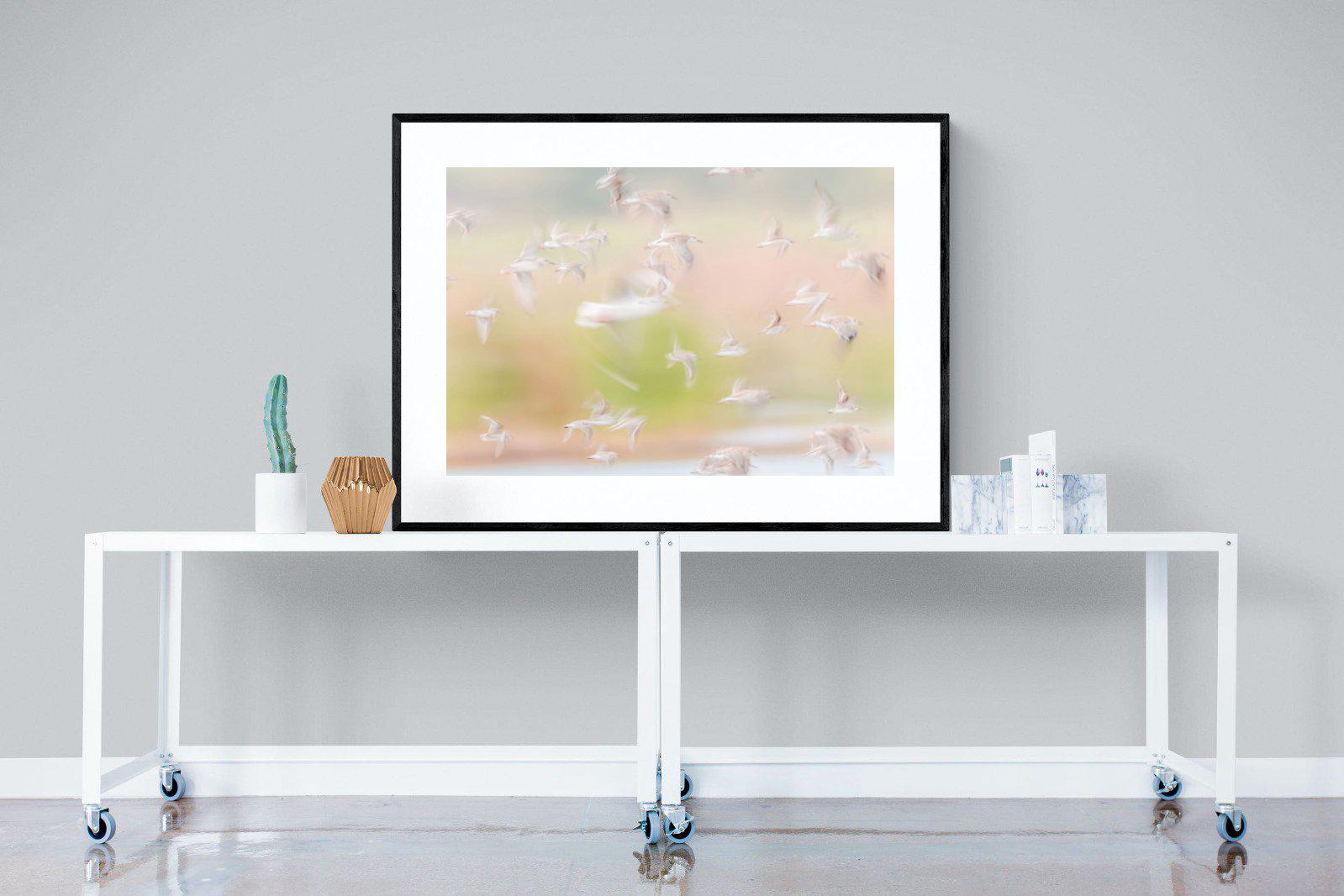 Frenzy-Wall_Art-120 x 90cm-Framed Print-Black-Pixalot