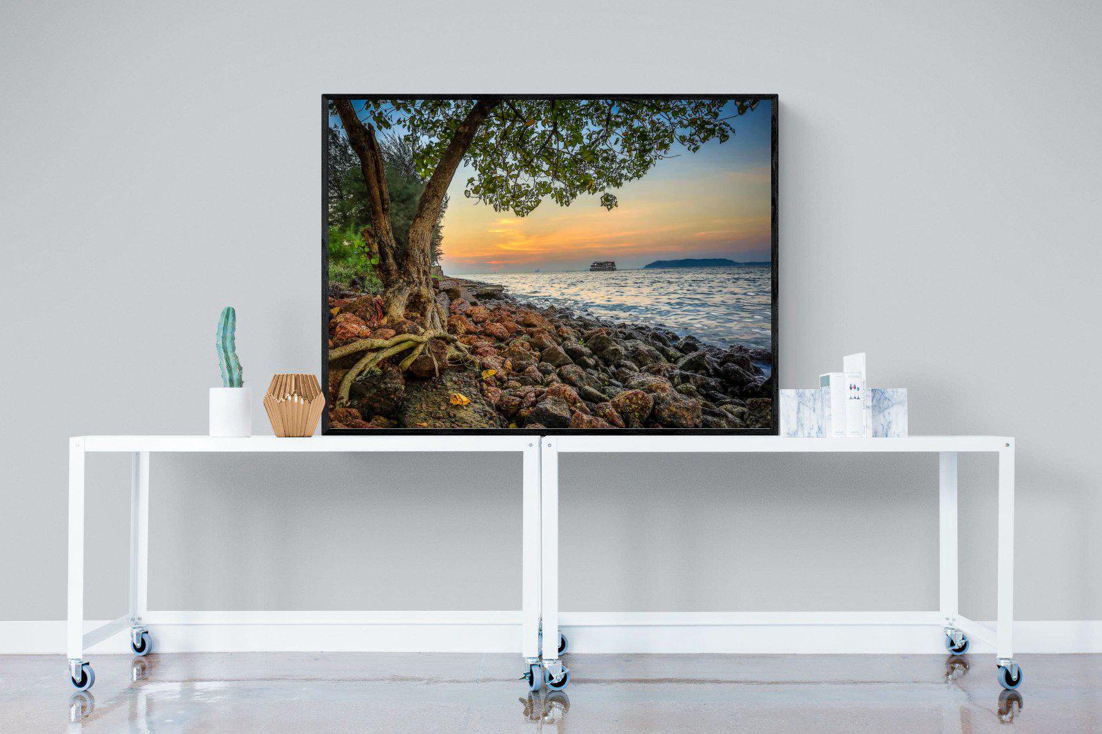 Goa-Wall_Art-120 x 90cm-Mounted Canvas-Black-Pixalot