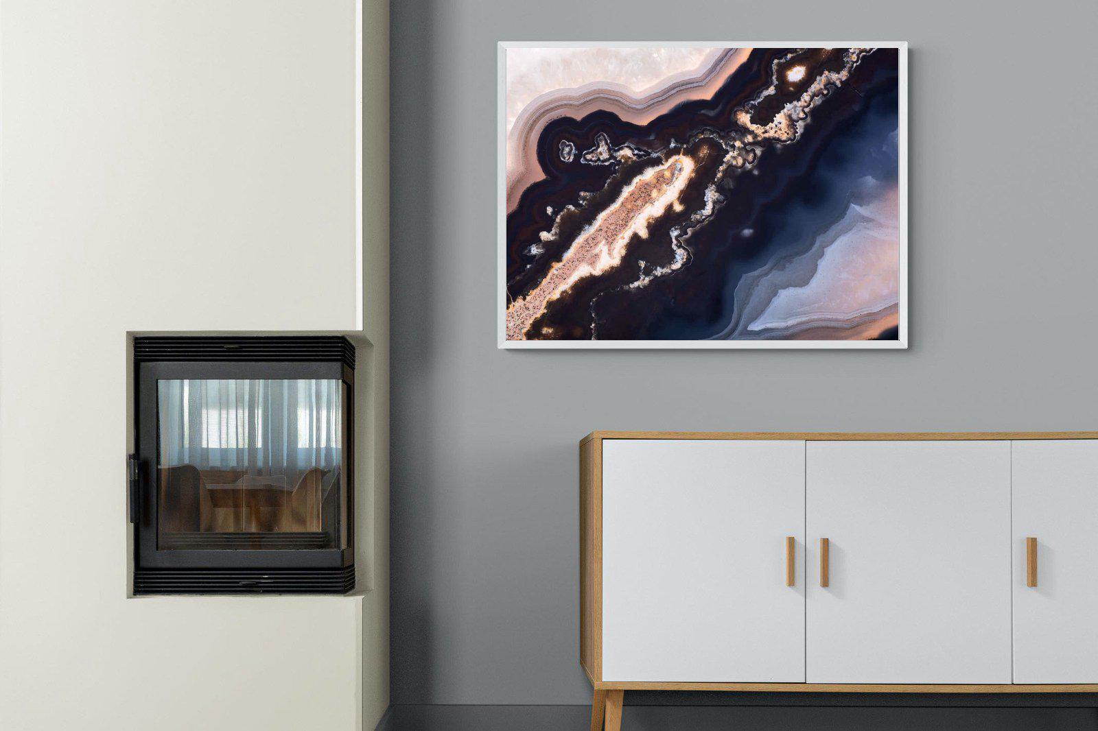 Gold Vein-Wall_Art-100 x 75cm-Mounted Canvas-White-Pixalot