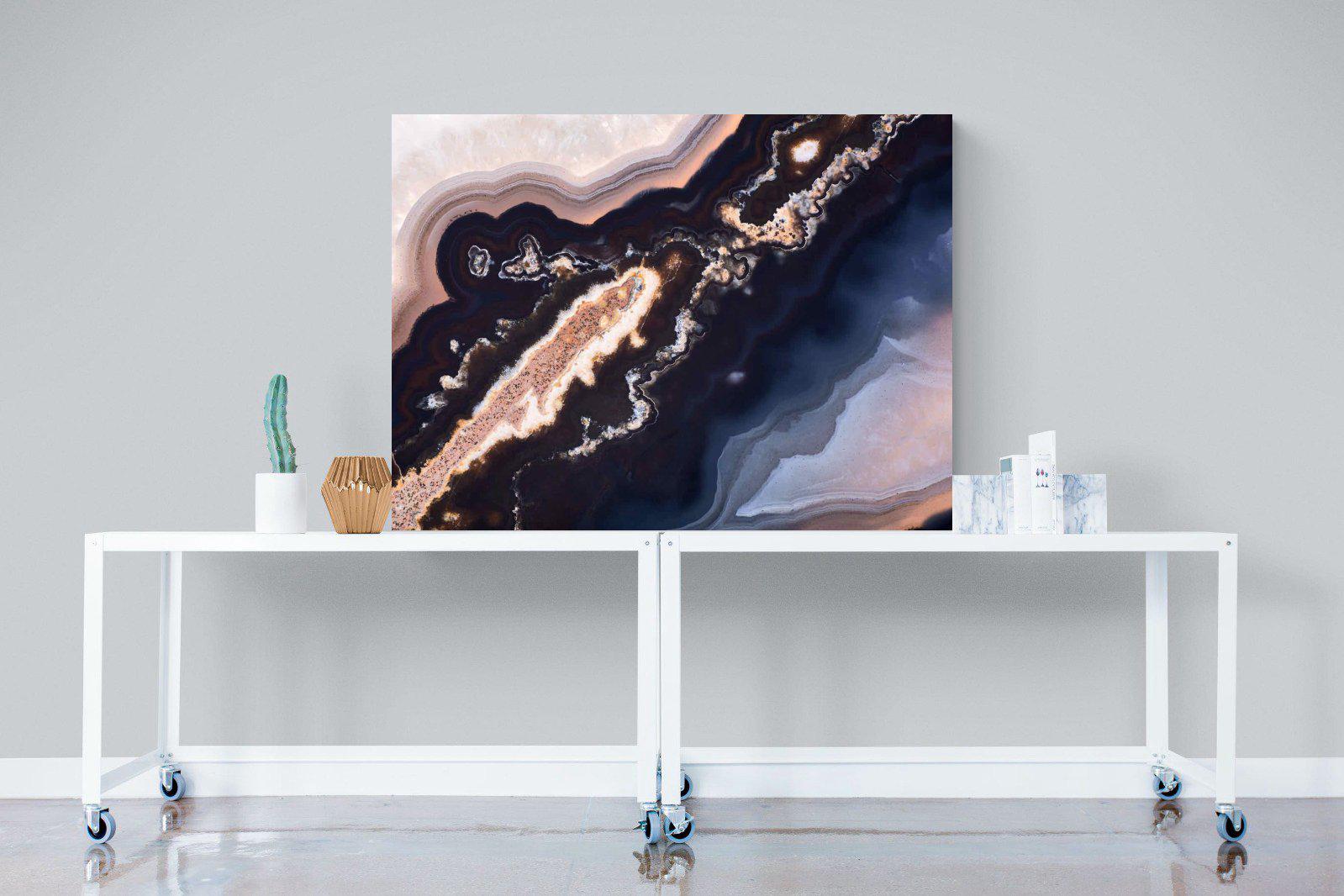 Gold Vein-Wall_Art-120 x 90cm-Mounted Canvas-No Frame-Pixalot