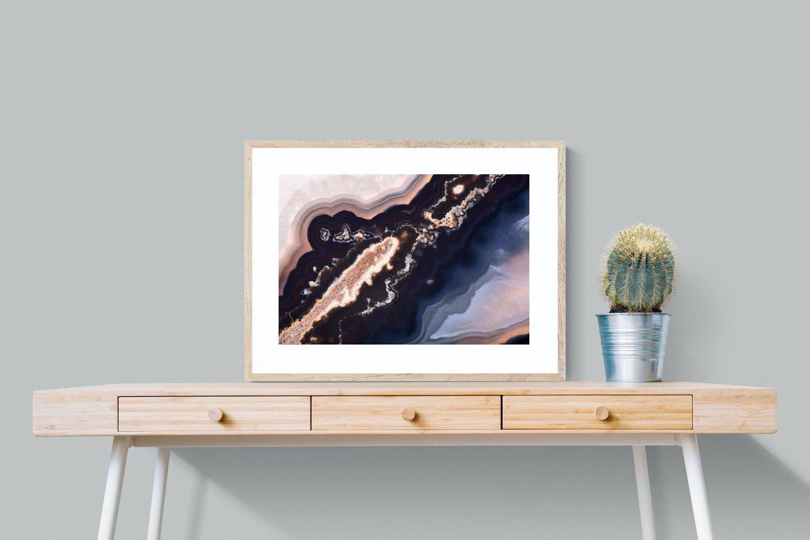 Gold Vein-Wall_Art-80 x 60cm-Framed Print-Wood-Pixalot