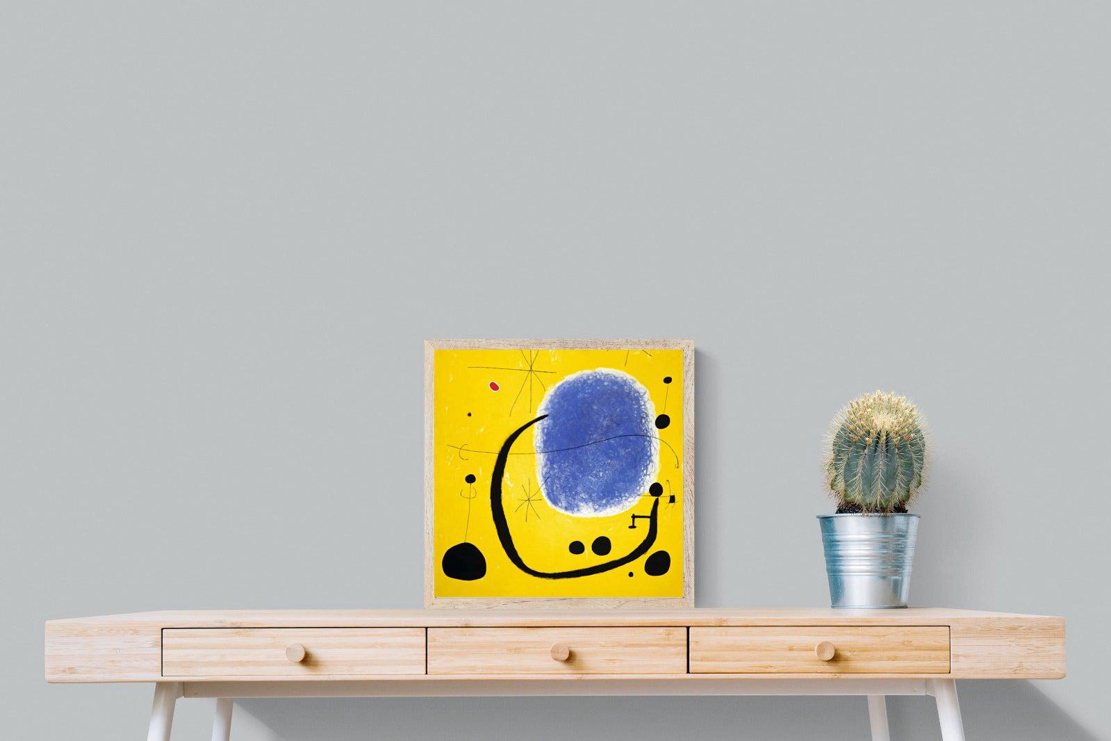 Gold of the Azure-Wall_Art-50 x 50cm-Mounted Canvas-Wood-Pixalot