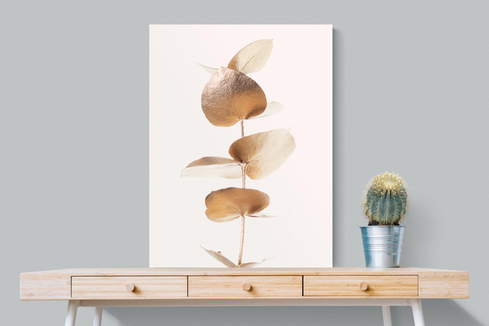 Golden Eucalyptus-Wall_Art-75 x 100cm-Mounted Canvas-No Frame-Pixalot