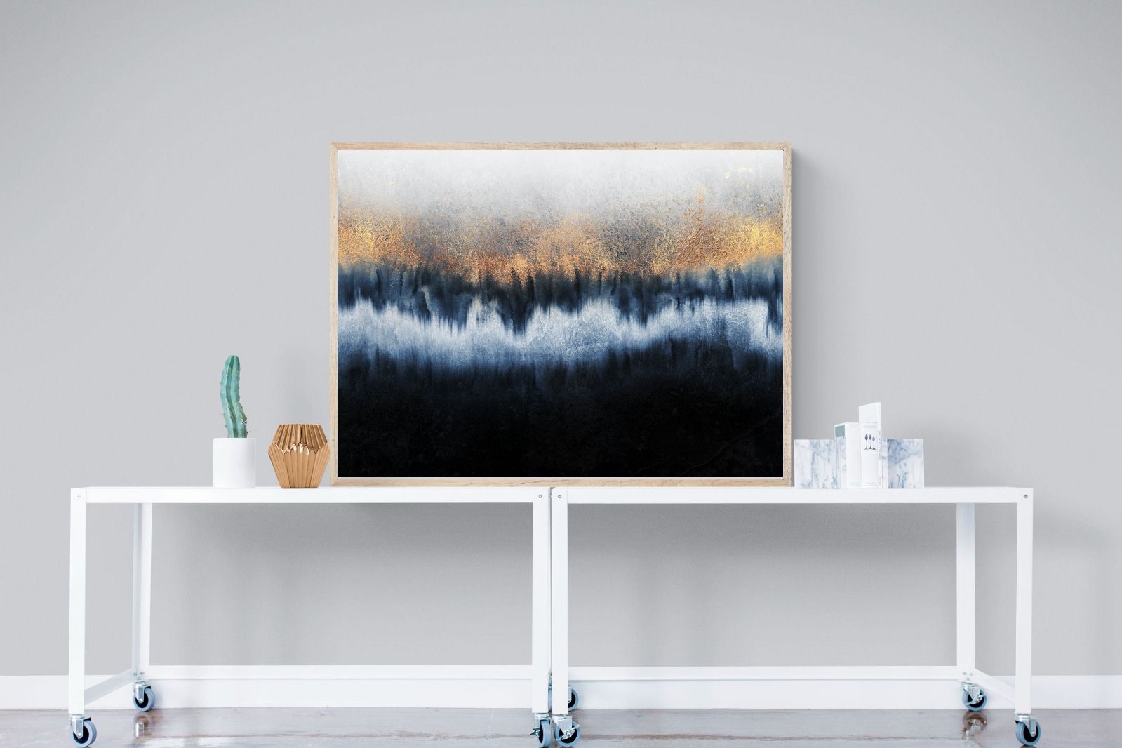 Golden Horizon-Wall_Art-120 x 90cm-Mounted Canvas-Wood-Pixalot