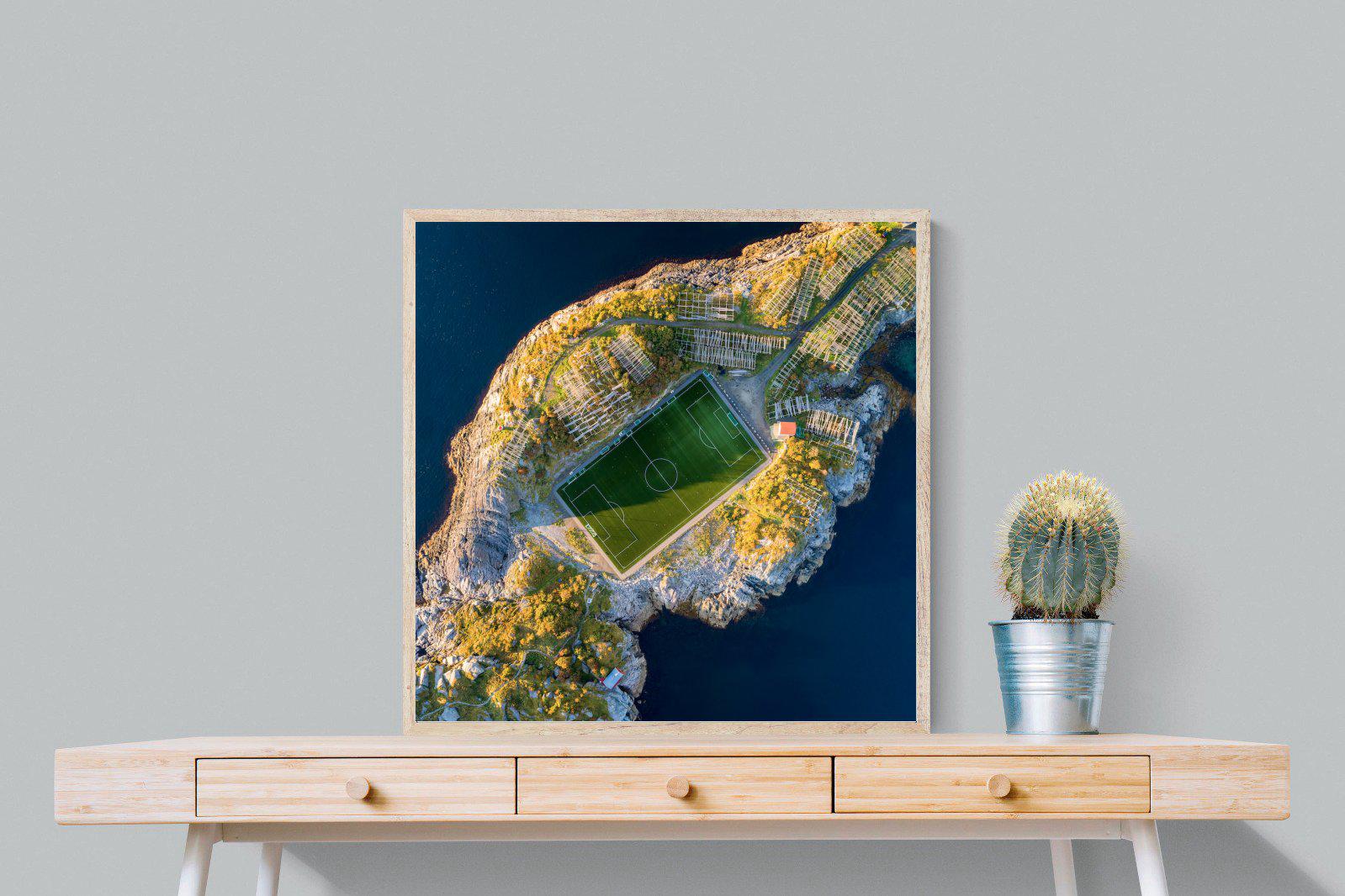 Henningsvaer-Wall_Art-80 x 80cm-Mounted Canvas-Wood-Pixalot