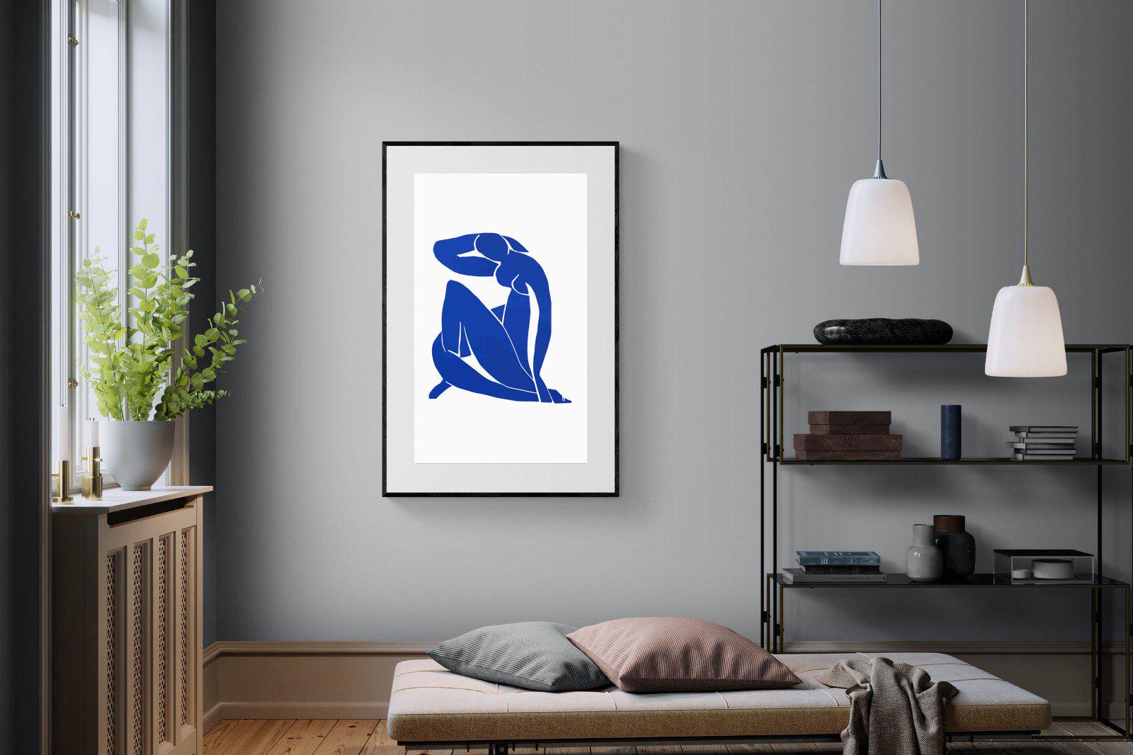 Henri Matisse-Wall_Art-100 x 150cm-Framed Print-Black-Pixalot