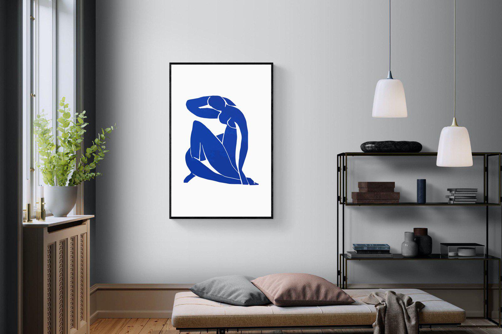 Henri Matisse-Wall_Art-100 x 150cm-Mounted Canvas-Black-Pixalot