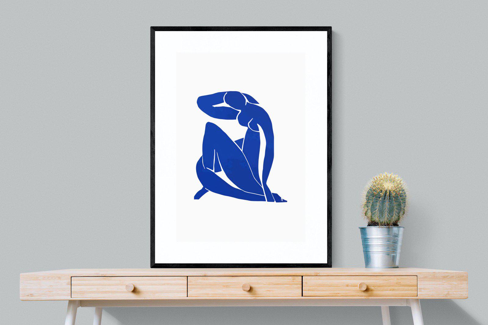 Henri Matisse-Wall_Art-75 x 100cm-Framed Print-Black-Pixalot