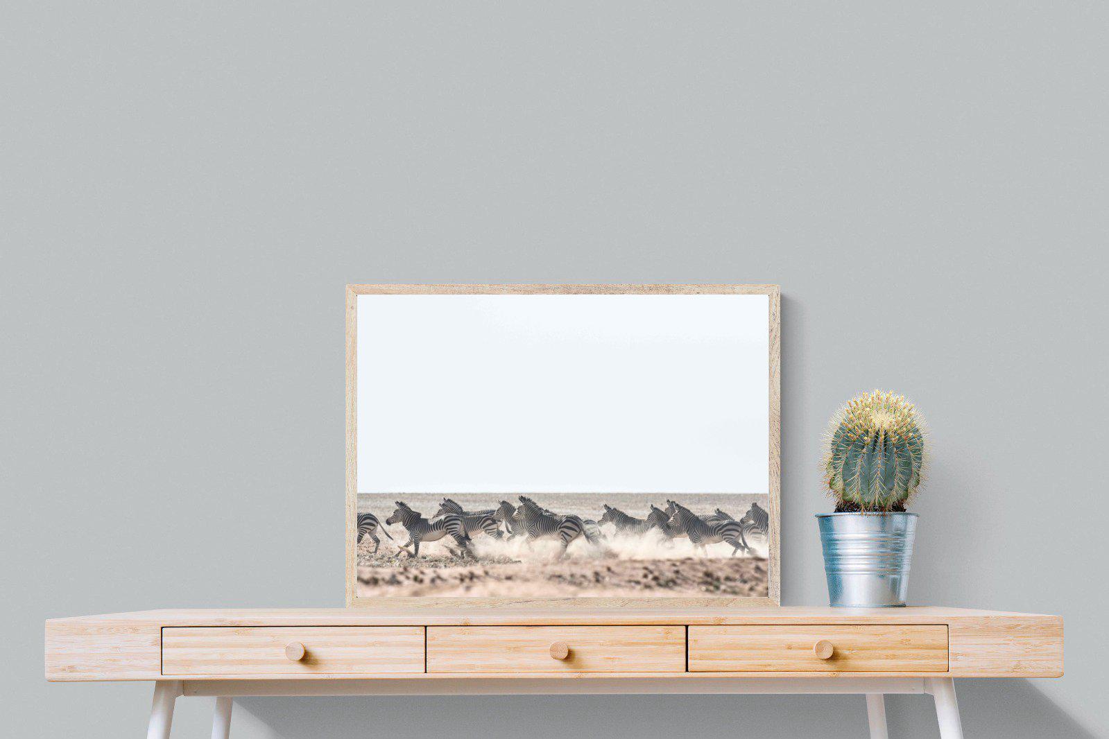 Herd Sprint-Wall_Art-80 x 60cm-Mounted Canvas-Wood-Pixalot